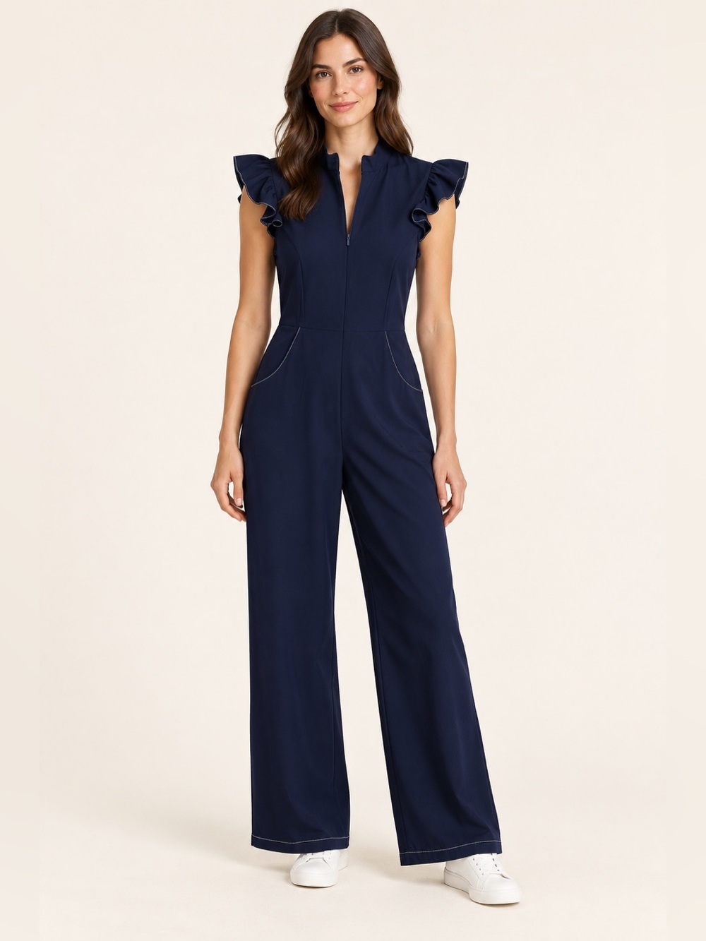 BYRDIE GOLF Social Wear Navy Blue Jumpsuit Size XS